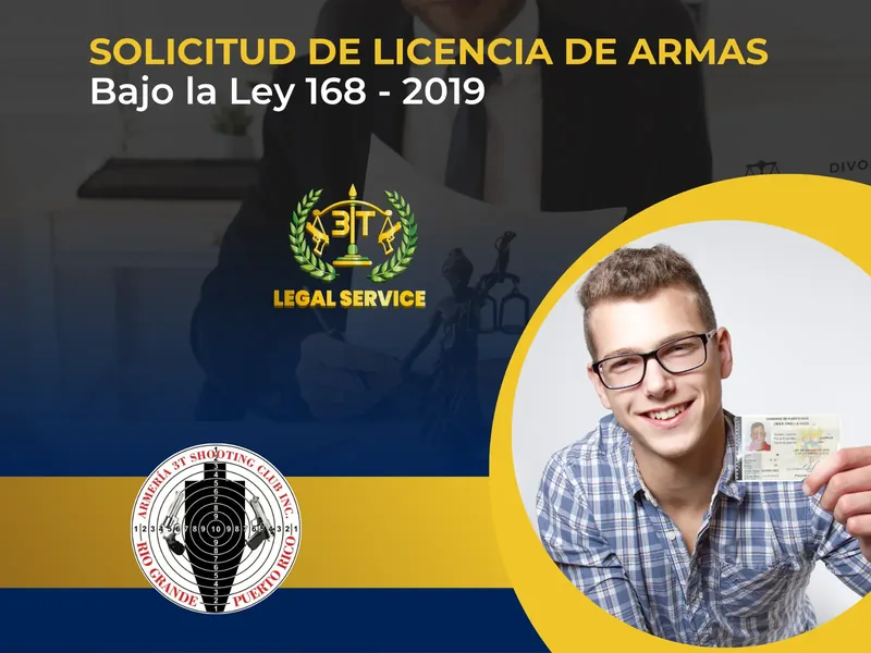 Solicitud de licencia de armas bajo la Ley 168-2019